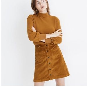 Madewell Corduroy Button Down Skirt; very lightly used! No tears or damage